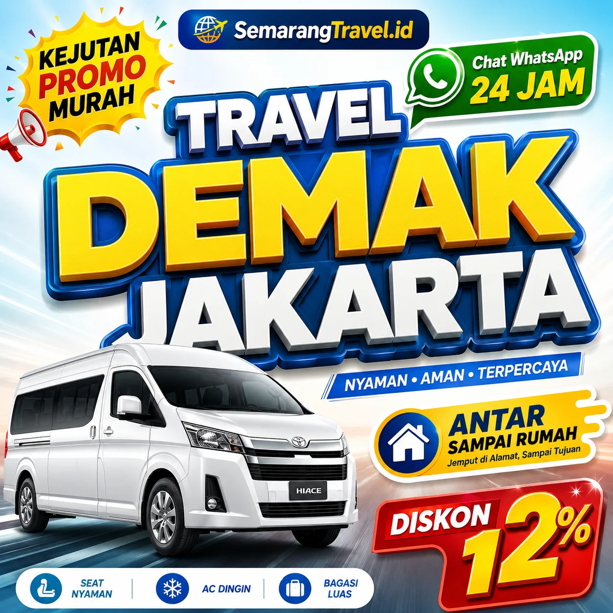 Travel Demak Jakarta Anter Sampe Rumah Harga Tiket Belum Pernah Semurah Ini