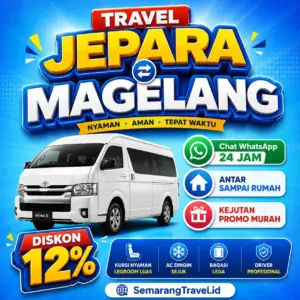 Travel Jepara Magelang Anter Sampe Rumah Harga Tiket Belum Pernah Semurah Ini