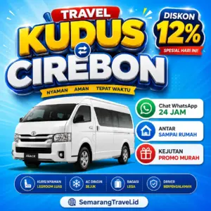 Harga Travel Kudus Cirebon Belum Pernah Semurah Ini, Diskon Tiket 12%