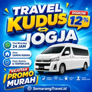 Harga Travel Kudus Jogja Sampe Malam Hari Belum Pernah Semurah Ini, Diskon Tiket 12%