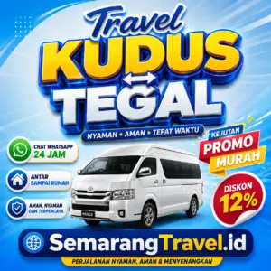 Harga Travel Kudus Tegal Belum Pernah Semurah Ini, Diskon Tiket 12%