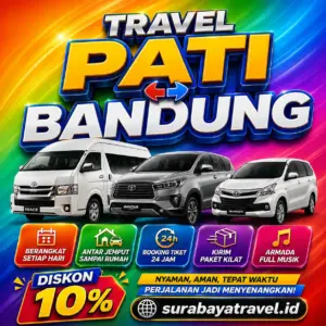 Travel Dari Pati Ke Bandung Anter Sampe Rumah, Harga Tiket Murah dan Berangkat Setiap Hari
