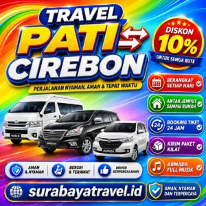 Travel Dari Pati Ke Cirebon Anter Sampe Rumah, Harga Tiket Murah dan Berangkat Setiap Hari