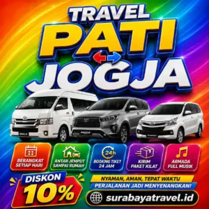 Travel Pati Jogja Hiace Pagi Malam 24 Jam, Harga Tiket Murah dan Berangkat Setiap Hari