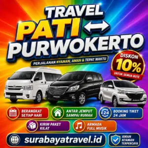 Travel Dari Pati Ke Purwokerto Anter Sampe Rumah, Harga Tiket Murah dan Berangkat Setiap Hari