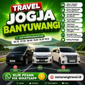 Travel Jogja Ke Banyuwangi, Jadwal Berangkat Pagi Sampe Malam