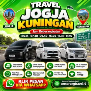 Travel Jogja Ke Kuningan, Jadwal Berangkat Pagi Sampe Malam