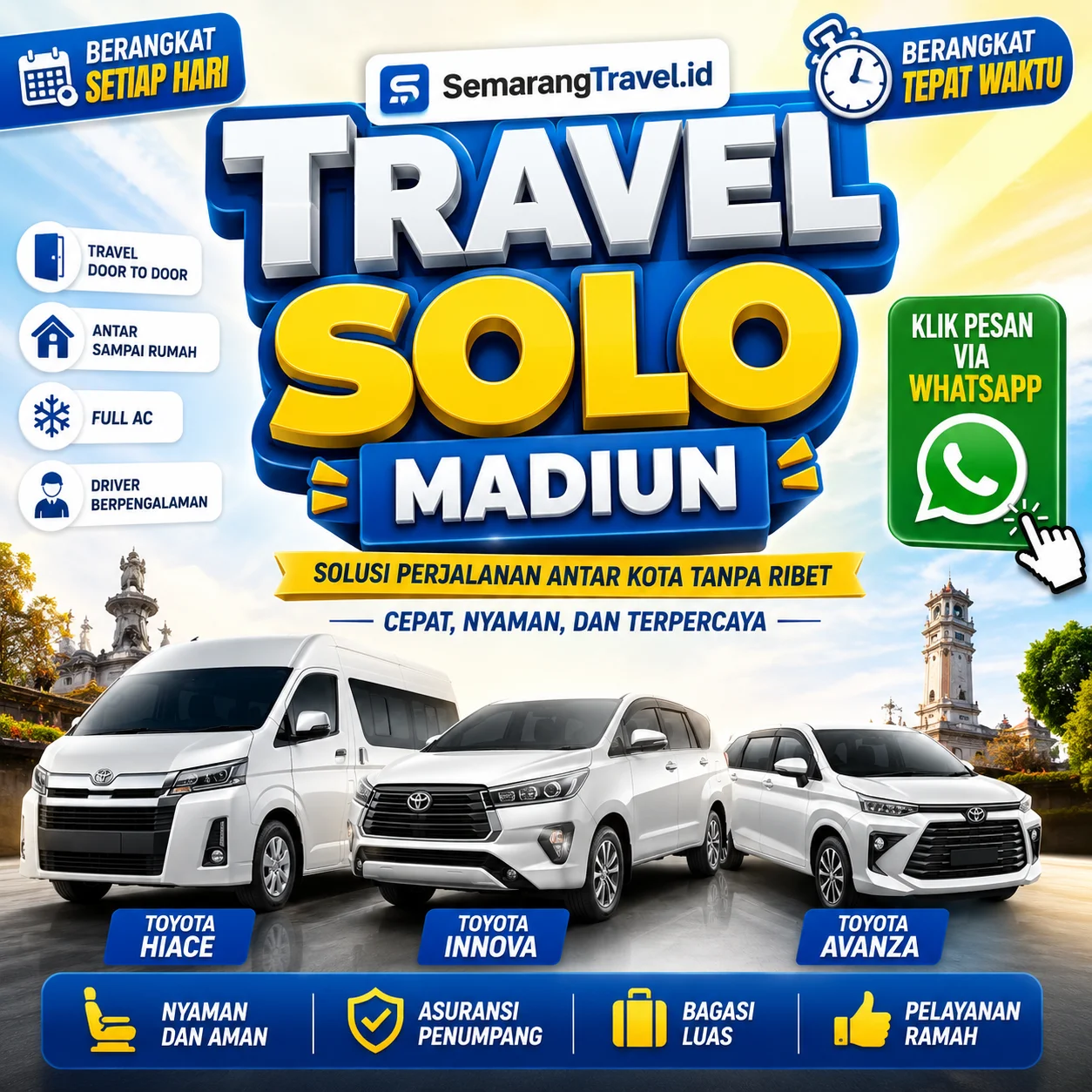 Travel Solo Ke Madiun Lewat Tol Sampe Depan Rumah Tarif Murah