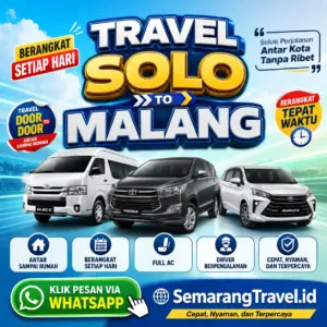 Travel Solo Ke Malang Via Tol Door To Door Sampe Depan Rumah Tarif Murah