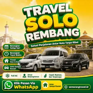 Travel Solo Ke Rembang Door To Door Sampe Depan Rumah Tarif Murah