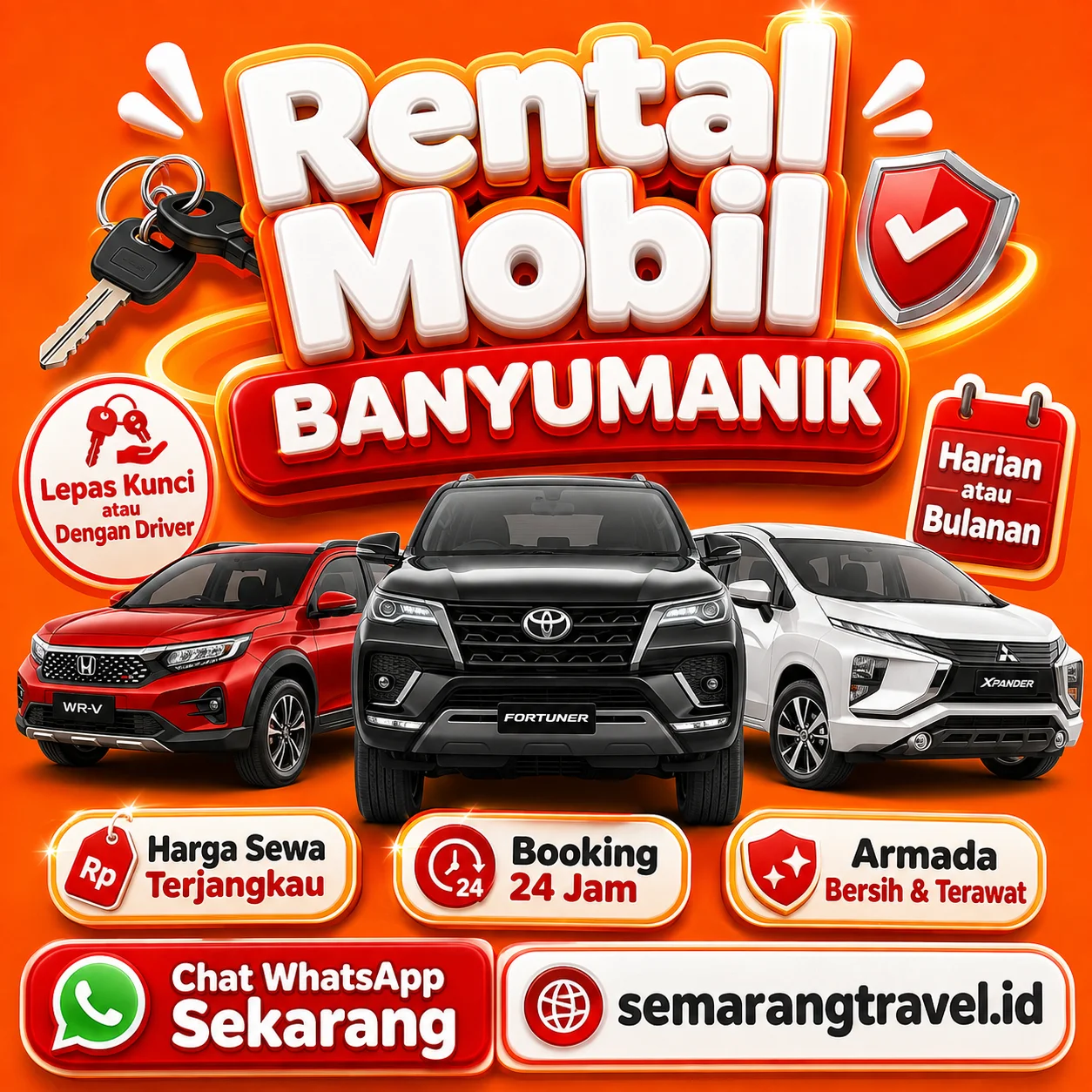 Rental Mobil Banyumanik Paling Gesit, Bisa Lepas Kunci Tarif Murah
