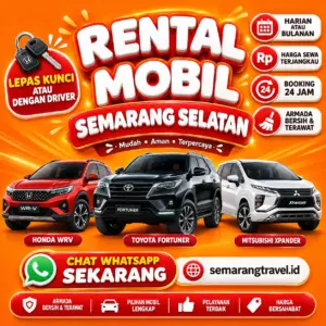 Rental Mobil Semarang Selatan Paling Gesit, Bisa Lepas Kunci Tarif Murah