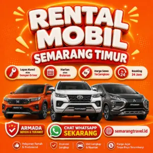 Rental Mobil Semarang Timur Paling Gesit, Bisa Lepas Kunci Tarif Murah