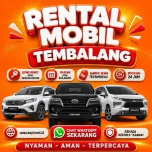 Rental Mobil Tembalang Paling Gesit, Bisa Lepas Kunci Tarif Murah