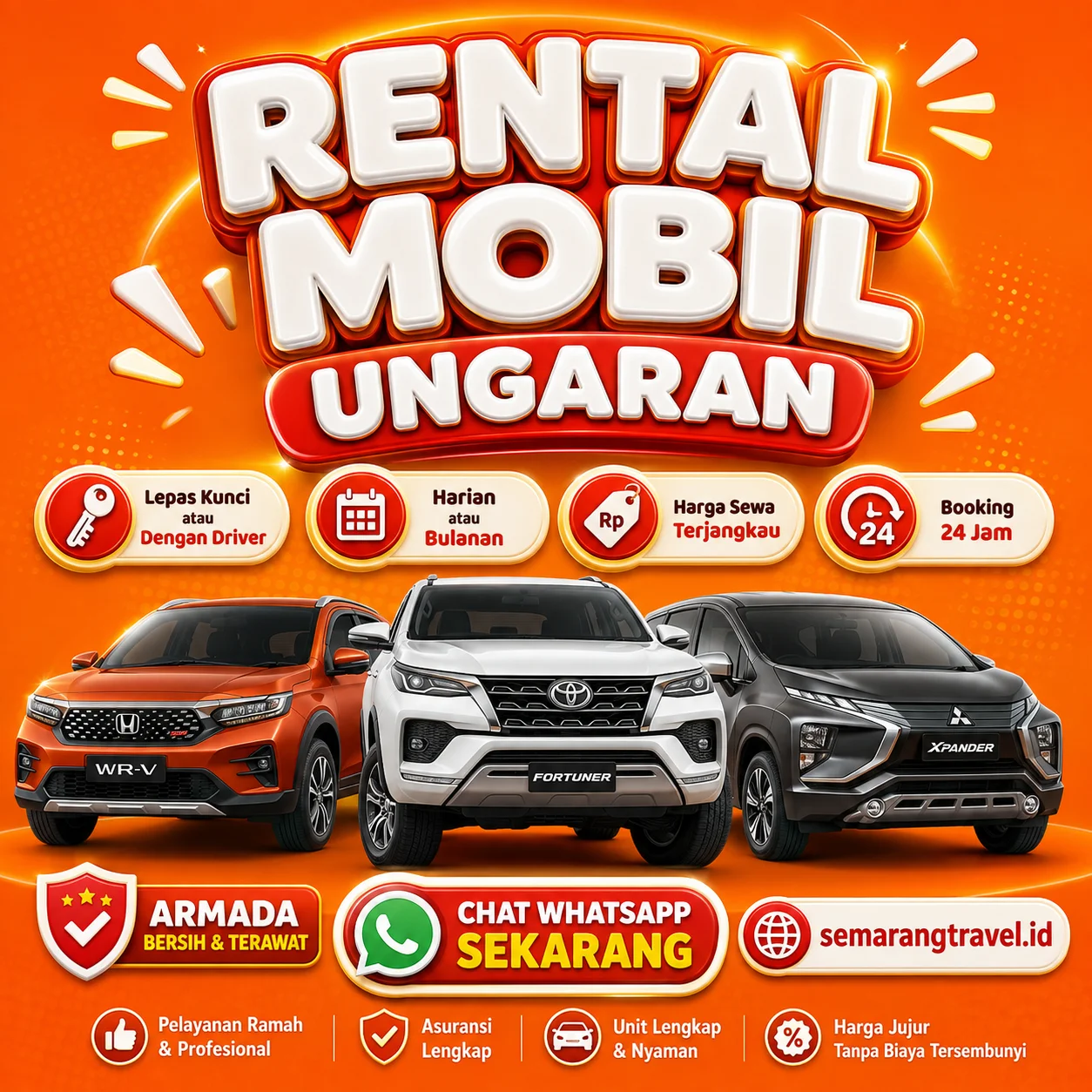 Rental Mobil Ungaran Paling Gesit, Bisa Lepas Kunci Tarif Murah