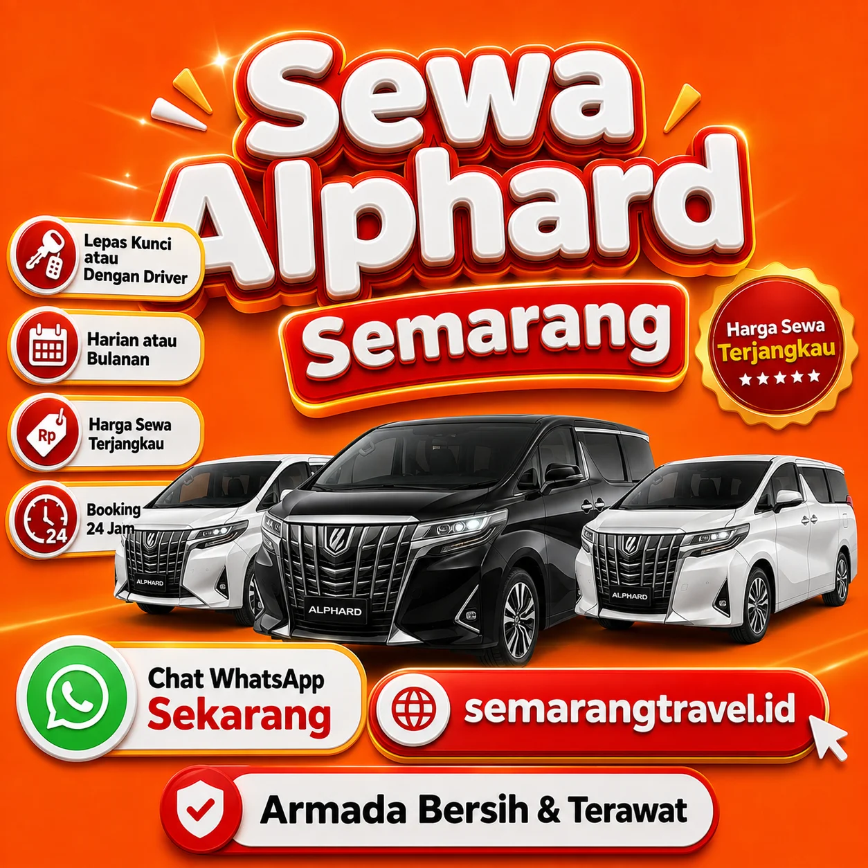 Sewa Alphard Semarang Paling Gesit, Dengan Per Hari Tarif Murah