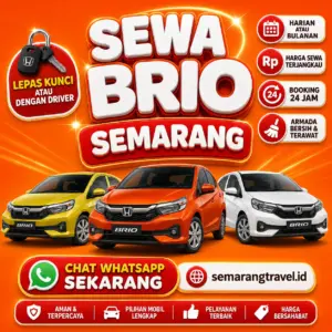 Sewa Brio Semarang Paling Gesit, Bisa Lepas Kunci Tarif Murah