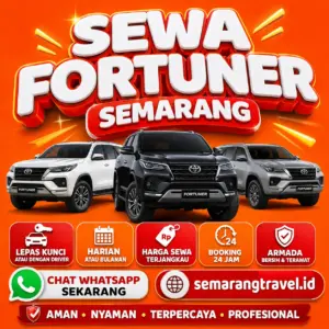 Sewa Fortuner Semarang Paling Gesit, Bisa Lepas Kunci Tarif Murah