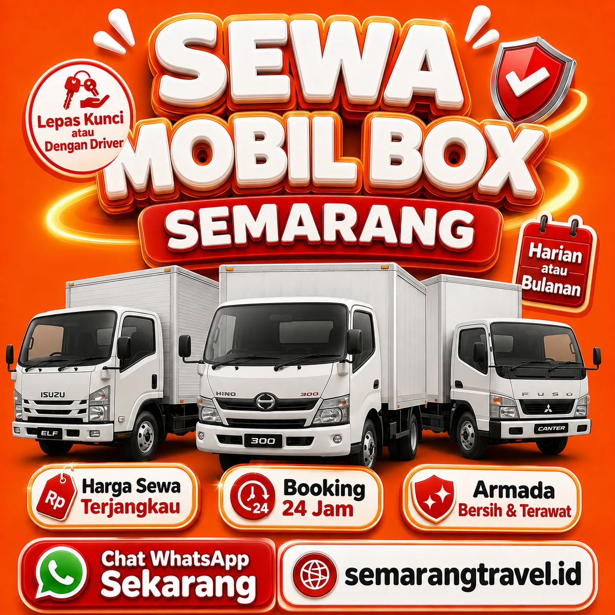 Sewa Mobil Box Semarang Termasuk Truk Engkel dan L300
