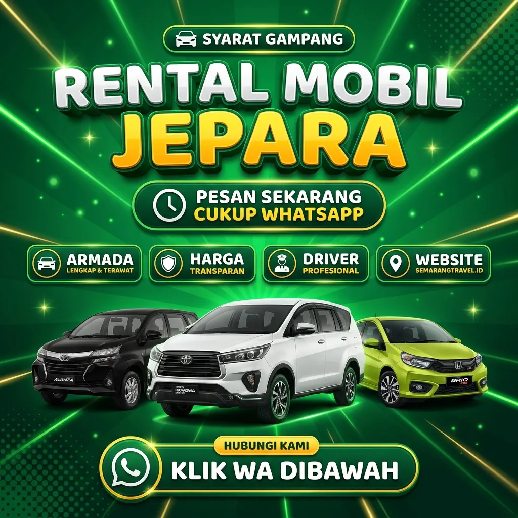 Sangar!! Rental Mobil Jepara Armada Bersih Wangi, Sewa Lepas Kunci Murah