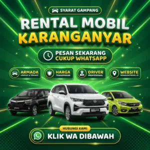 Sangar!! Rental Mobil Karanganyar Armada Bersih Wangi, Sewa Lepas Kunci Murah