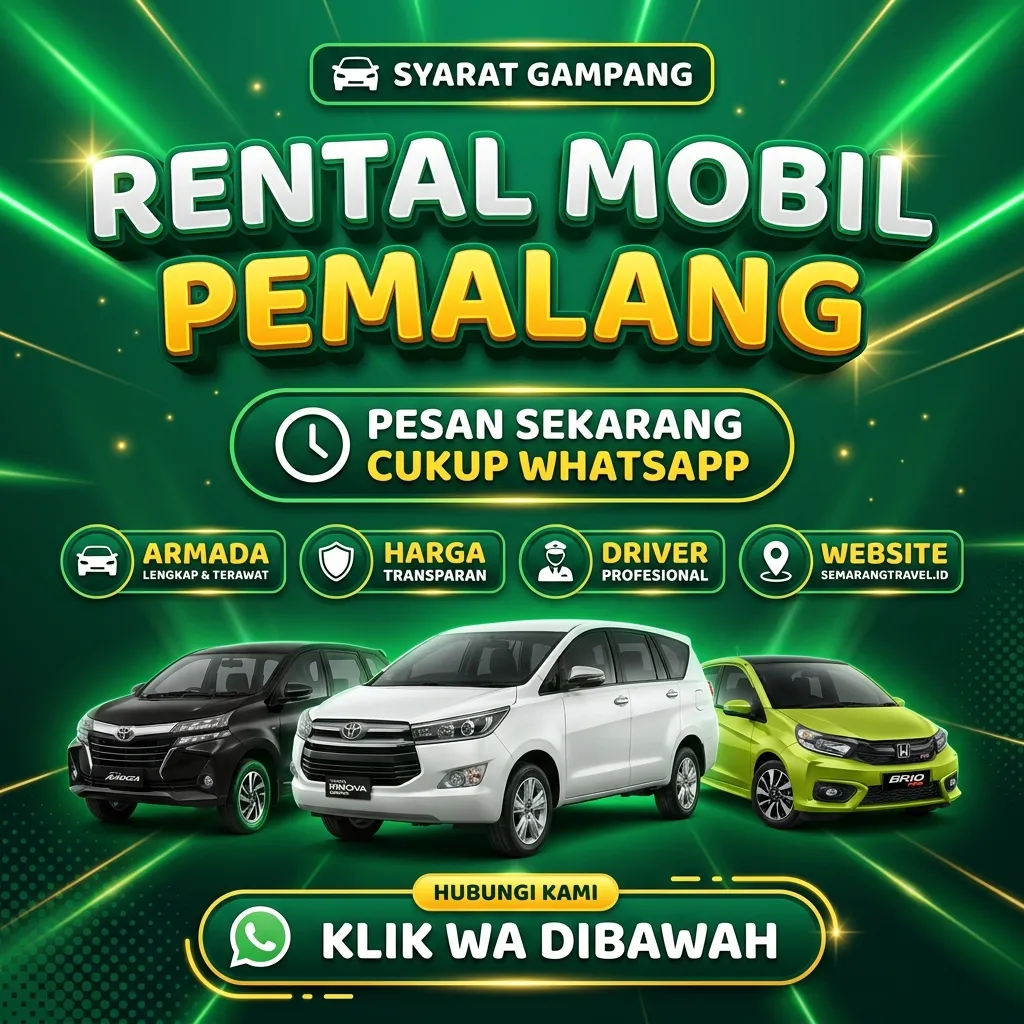 Sangar!! Rental Mobil Pemalang Armada Bersih Wangi, Sewa Lepas Kunci Murah