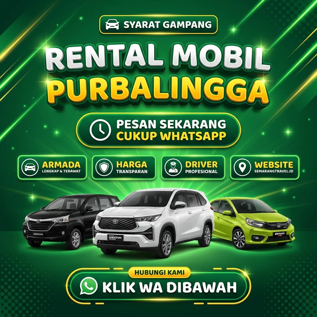 Sangar!! Rental Mobil Purbalingga Armada Bersih Wangi, Sewa Lepas Kunci Murah