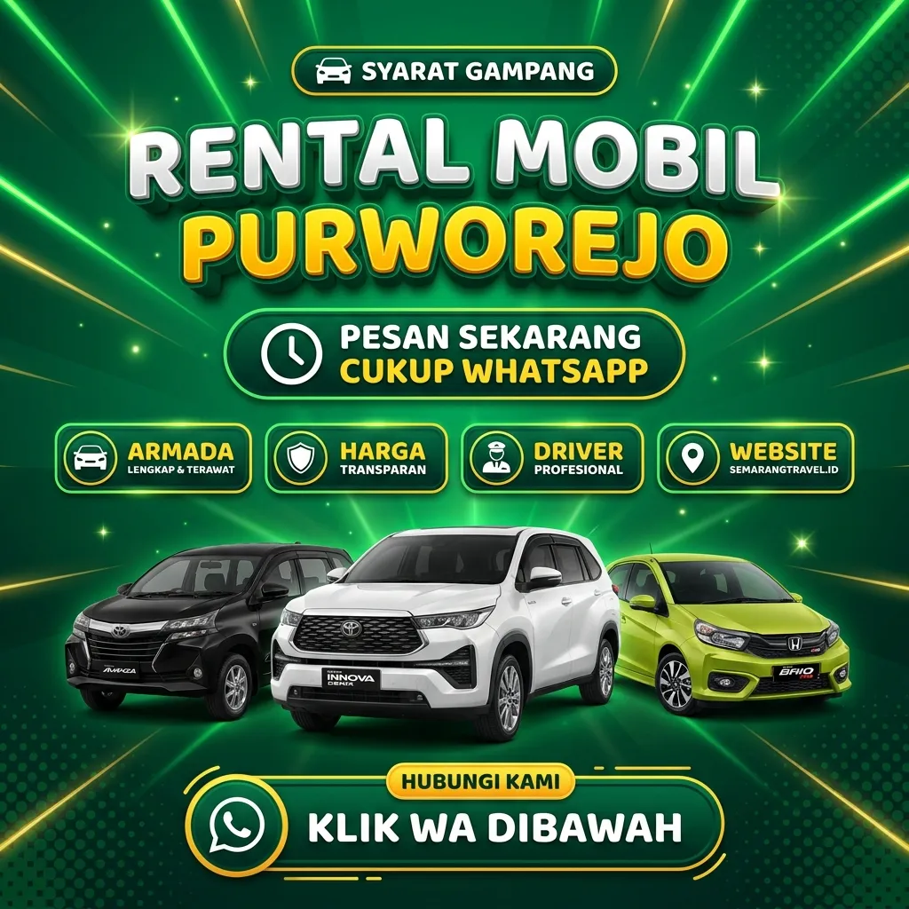 Sangar!! Rental Mobil Purworejo Armada Bersih Wangi, Sewa Lepas Kunci Murah