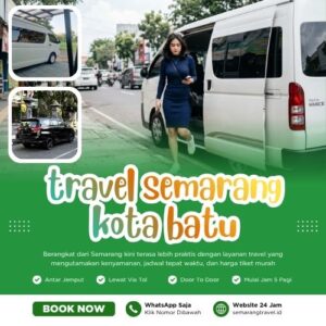 Cuma Disini🏆 Travel Semarang Batu Murah Bisa Antar Sampai Rumah