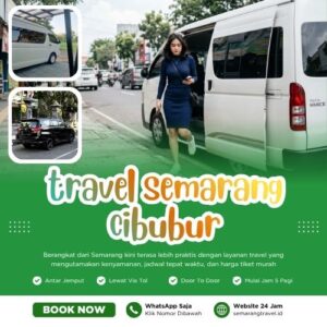 Cuma Disini🏆 Travel Semarang Cibubur Murah Bisa Antar Sampai Rumah