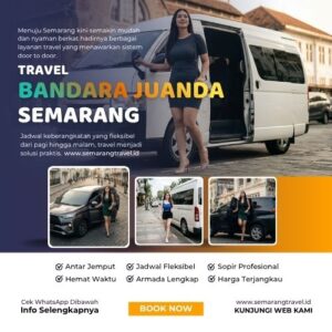Cuma Disini🏆 Travel Juanda Semarang Murah Bisa Antar Sampai Rumah