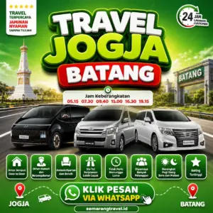 Travel Jogja Ke Batang, Jadwal Berangkat Pagi Sampe Malam
