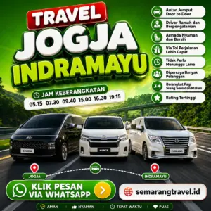 Travel Jogja Ke Indramayu, Jadwal Berangkat Pagi Sampe Malam