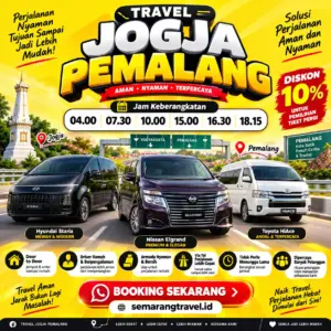 Mobil Travel Jogja Ke Pemalang, Jadwal Berangkat Pagi Sampe Malam