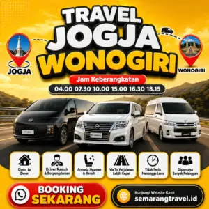 Travel Jogja Ke Wonogiri, Jadwal Berangkat Pagi Sampe Malam