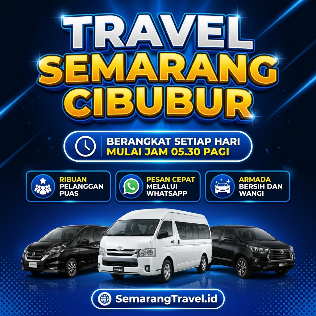 Cuma Disini! Travel Semarang Cibubur Murah Bisa Antar Sampai Rumah